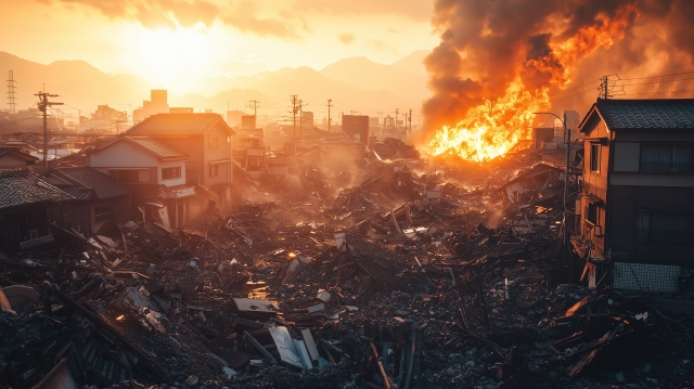 地震によって発生した火災に対しては、地震火災に加入していないと補償されない
