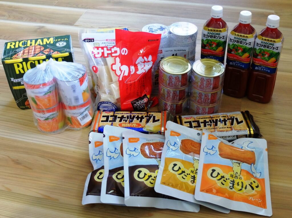 非常食の例